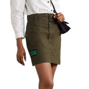 Barbour X GANNI Belted Mini Skirt