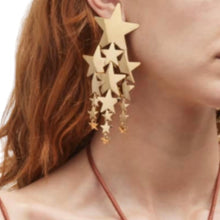 Carolina Herrera Cascading Star Cluster Drop Earrings