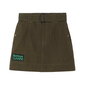 Barbour X GANNI Belted Mini Skirt