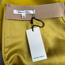 Carven Cotton Pleat Tulip Mini Skirt