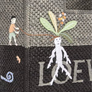 Loewe x Suna Fujita Raffia Tote Bag