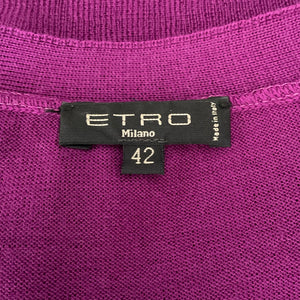 Etro Printed Silk Cardigan