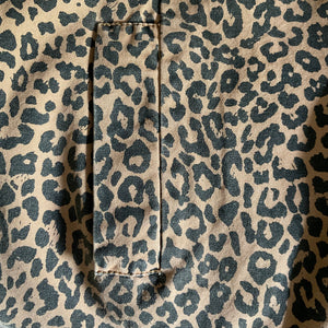 Ganni Leopard Print Trench Coat