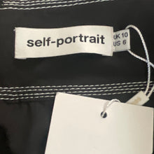 Self-Portrait Check Jacquard Midi Skirt