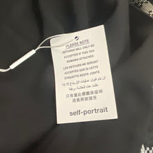 Self-Portrait Check Jacquard Midi Skirt