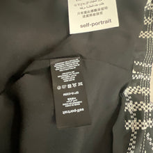 Self-Portrait Check Jacquard Midi Skirt