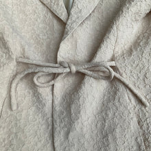 Ganni Tie-Fastening Textured Blazer