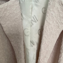 Ganni Tie-Fastening Textured Blazer