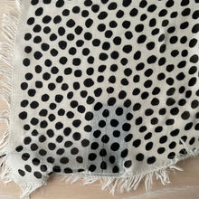 Saint Laurent Spot-Print Twill Scarf