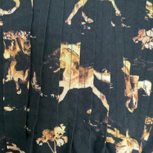 Ganni Horse-Print Weston Smock Dress