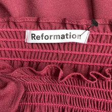 Reformation Hudson Smocked Mini Dress