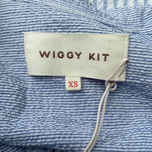 Wiggy Kit Blue and White Maxi Dress