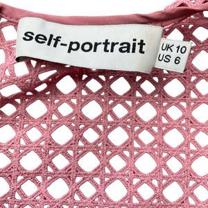 Self-Portrait Frill Mini Dress