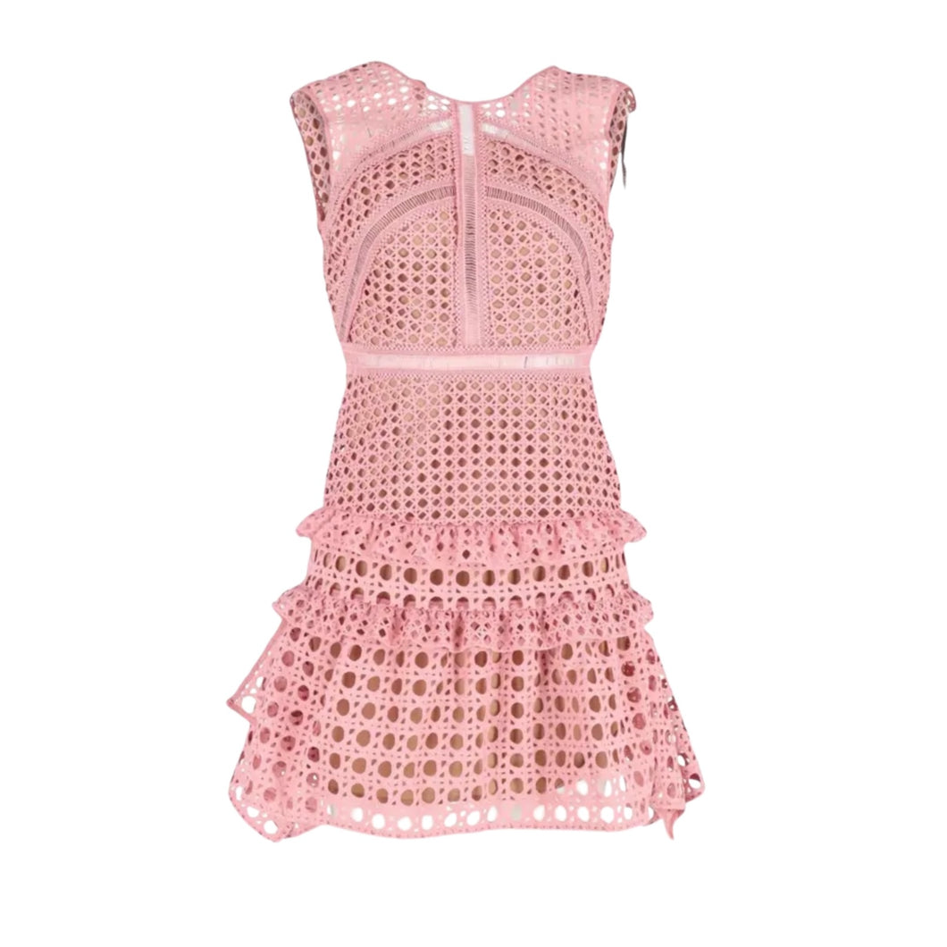 Self-Portrait Frill Mini Dress