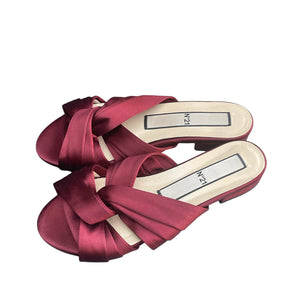 N.21 Silk Knotted Mules