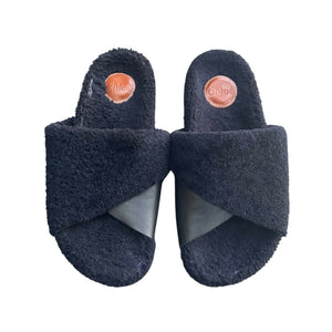 Chloe Wavy Shearling Slides