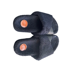 Chloe Wavy Shearling Slides