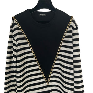 Balmain Striped Jumper