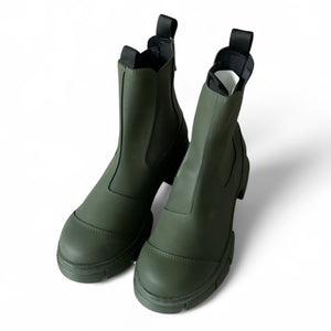 Ganni Green City Boots