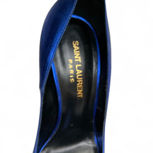 Saint Laurent Blue Metallic Pumps