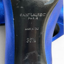 Saint Laurent Blue Metallic Pumps