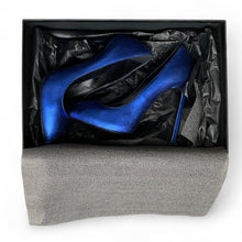 Saint Laurent Blue Metallic Pumps