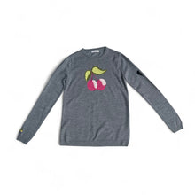 Bella Freud Grey Cherry Jumper