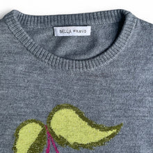 Bella Freud Grey Cherry Jumper