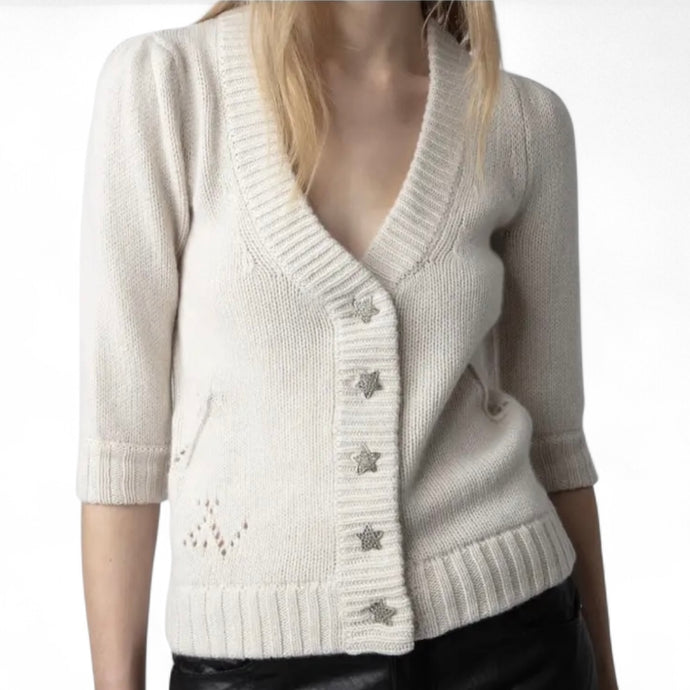 Zadig & Voltaire Betsy Ecru Cardigan