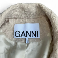 Ganni Tie-Fastening Textured Blazer