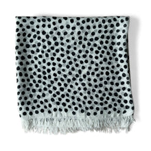 Saint Laurent Spot-Print Twill Scarf