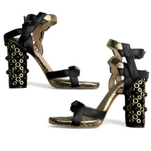 Elie Saab Embellished Heel Sandals