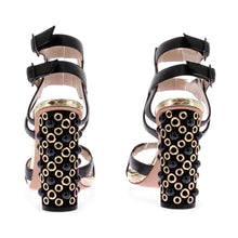 Elie Saab Embellished Heel Sandals