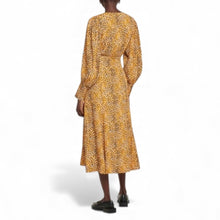 Ganni Animal-Print Midi Dress