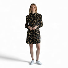 Ganni Horse-Print Weston Smock Dress