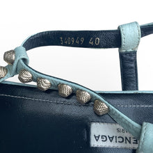 Balenciaga Arena Studded T-Strap Sandals