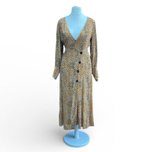 Ganni Animal-Print Midi Dress