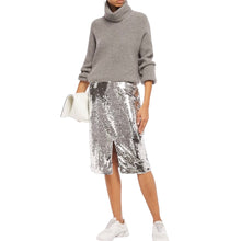 Ganni Sonora Sequinned Pencil Skirt