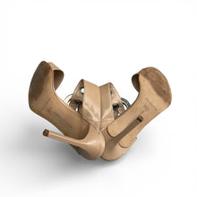 Manolo Blahnik Buckle Patent Sandals