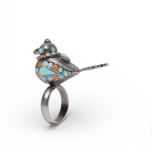 Valentino Silver-Tone Bird Ring
