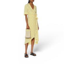 Ganni Sunflower Wrap Dress