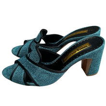 Rupert Sanderson Cobalt Blue Mules
