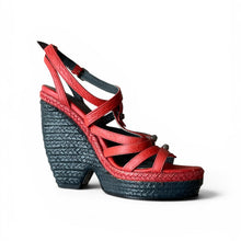 Balenciaga Studded Wedge Espadrilles