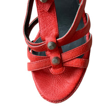 Balenciaga Studded Wedge Espadrilles