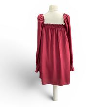 Reformation Hudson Smocked Mini Dress