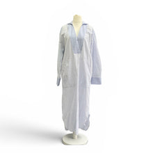 Wiggy Kit Blue and White Maxi Dress