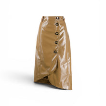 Ganni Faux Patent Leather Skirt
