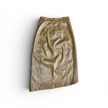 Ganni Faux Patent Leather Skirt