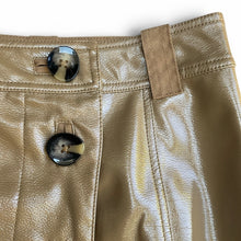Ganni Faux Patent Leather Skirt