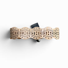 Alaia Laser Cut Belt in Patent Leather